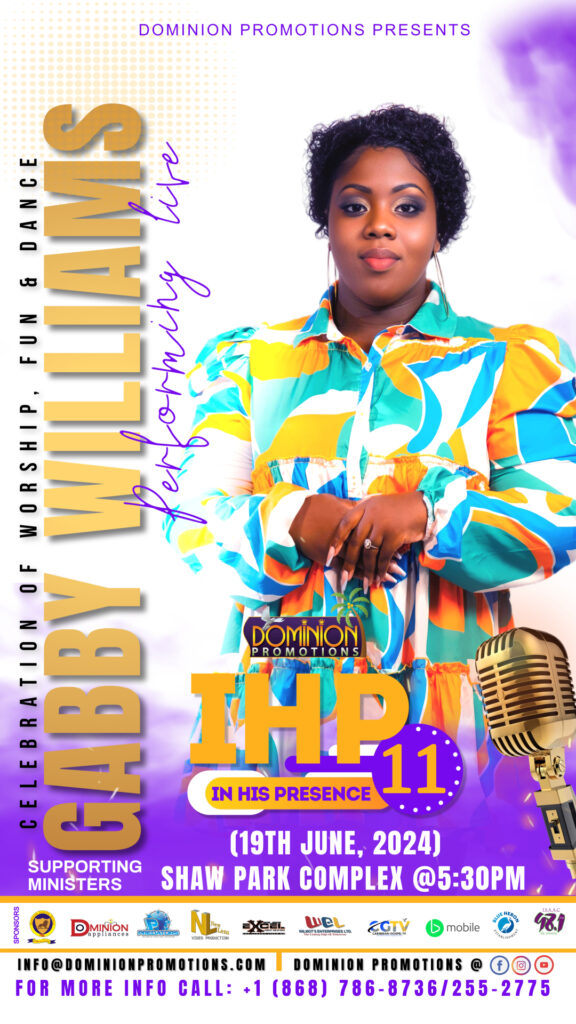 Gabby Williams on the In His Presence 11 flyer