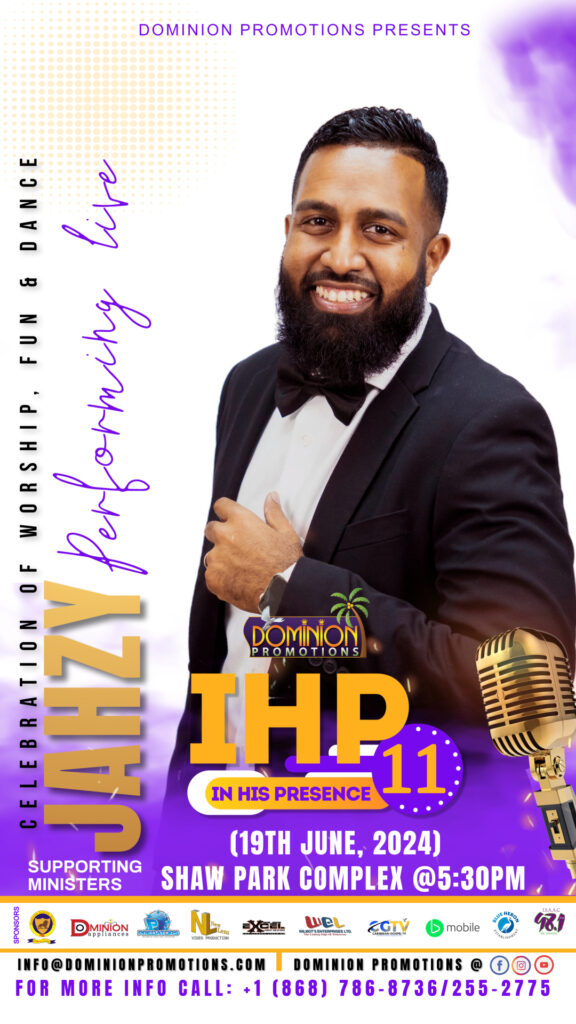 Jahzy on the In His Presence 11 flyer