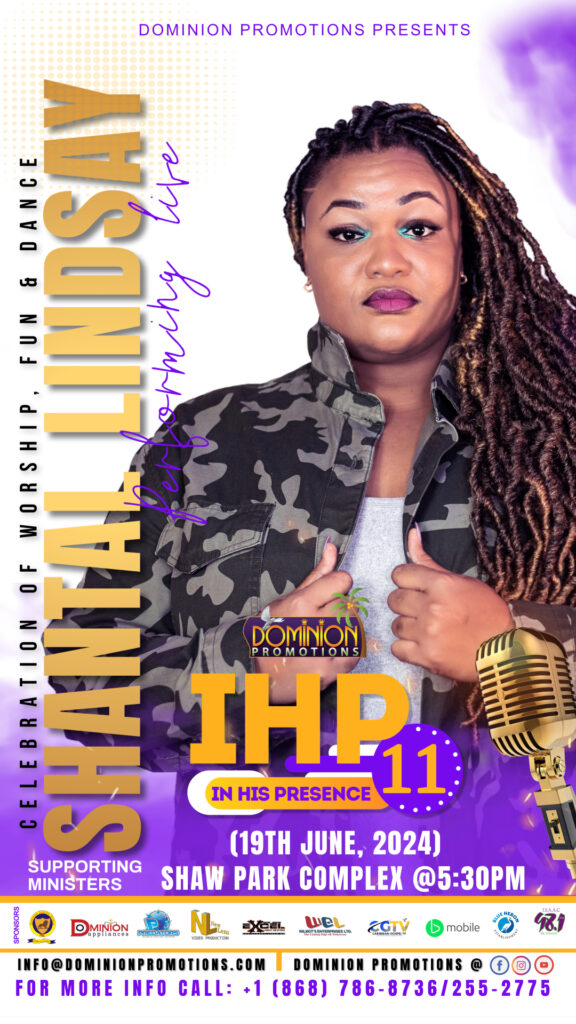 Shantal Lindsay on the In His Presence 11 flyer