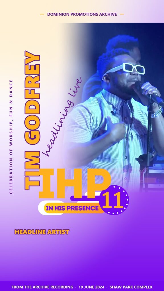 Tim Godfrey on his In His Presence 11 archive card